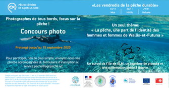 Concours photographique 2020 organisé par le service des pêches