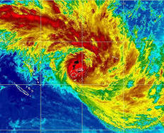 Cyclone TINO - maintien de l'alerte 1 à Wallis et Futuna