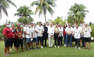 La délégation sportive de SAIPAN reçue à la résidence préfectorale