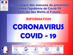 Mise en place des mesures de prévention contre l’épidémie de Covid-19 dans les îles Wallis et Futuna