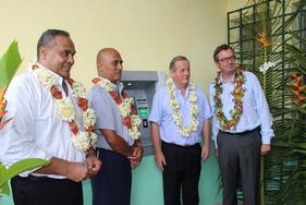 Inauguration à Futuna du premier distributeur automatique de billets