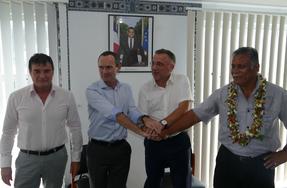 Signature de la convention cadre partenariat AFD et Wallis et Futuna, le 05 novembre 2020