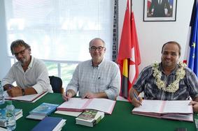 Agence Française de la Biodiversité et Wallis et Futuna signent une convention de partenariat