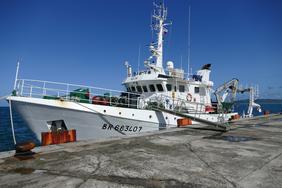 Visite de l'ALIS, navire océanographique de l’IRD en mission dans les eaux du Territoire.