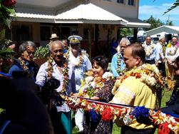Inauguration de l’Académie des langues des îles Wallis et Futuna par Mme la Ministre des Outre-mer