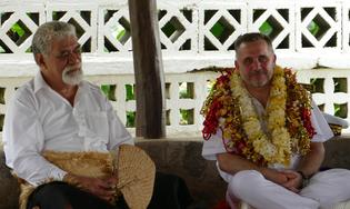 Le Préfet a effectué sa première visite protocolaire au Lavelua Takumasiva, le 09 janvier 2019